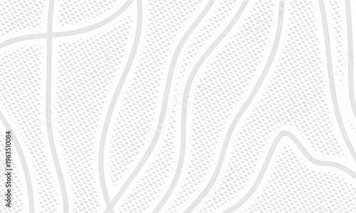 Minimalist white background with organic wavy lines and dot grain, perfect for clean eco-friendly branding.