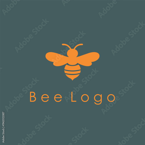 Creative Bee Logo Design Concept – Modern Minimal Honey Bee Branding with Elegant Vector Style for Business Identity, Beekeeping, Organic Products, Eco Brands, and Nature Inspired Companies