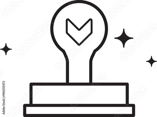 Approved stamp with heart checkmark symbol.