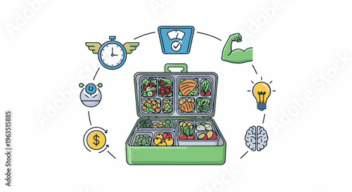 Healthy meal prep benefits time, money, health, mind, and energy