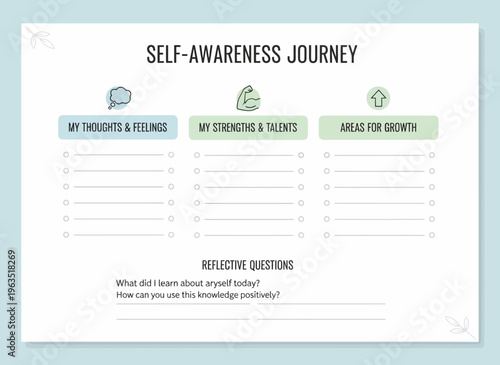 A person reflects on their strengths and weaknesses in a quiet workspace