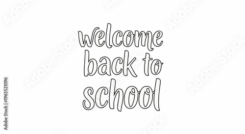 Text announcing a return to learning