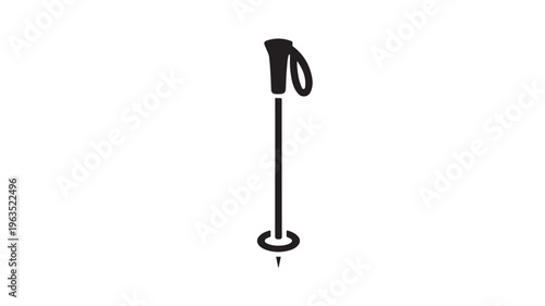 Black Ice Pick Tool For Ice Breaking And Frozen Surface Piercing