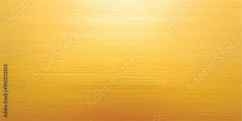 Gleaming Gold Metal Texture Background with Horizontal Brush Strokes for Luxurious Designs and Modern Aesthetics