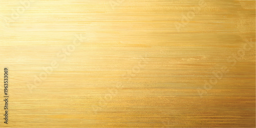 Polished gold metal surface with subtle striations