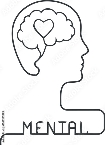 human body with heart area, health awareness, high contrast