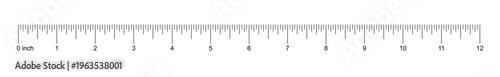 12 Inch Measuring Ruler Template