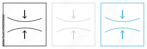 Set of soft elastic styled icons eps 10.