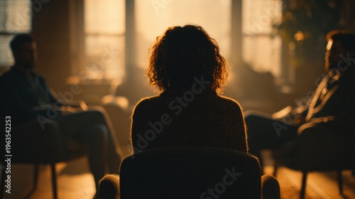 Domestic Violence Survivor Consults With Legal Advocate in Supportive Room Focusing on Empowerment and Protection During Their Journey