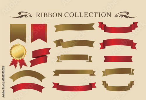 リボン素材セット