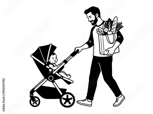 Man sharing story expressive storytelling silhouette design