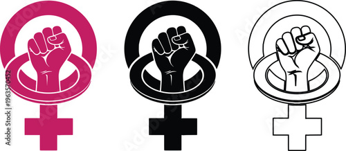 vector illustration of a pair of cross