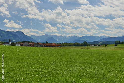 rural landscape in the mountains