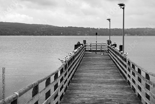 pier on the lake