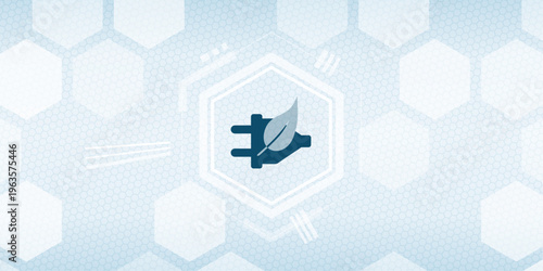 Green energy vector electric plug with leaf icon for sustainable power ecology and renewable electricity conservation concept vektor