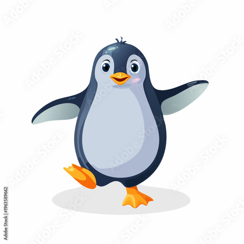 Tanzender Pinguin