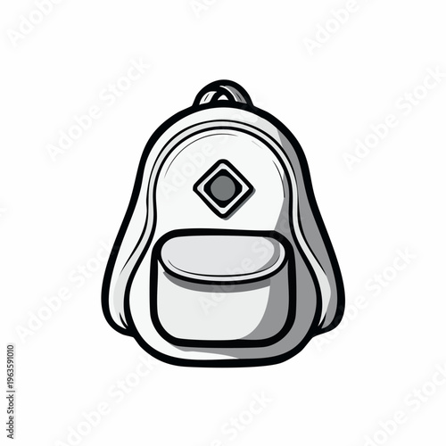 Simple illustration of a backpack.