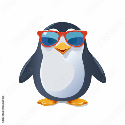 Pinguin mit Sonnenbrille