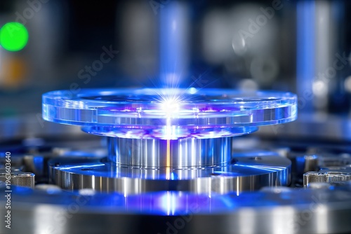 Hightech Semiconductor Chamber Operating in Vacuum Environment With Shining Components