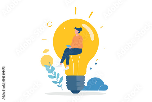 light bulb idea concept