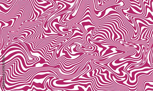 Abstract pink wavy marble texture background, Fluid swirl line pattern with smooth curves, Modern artistic seamless design for creative digital use.