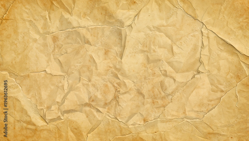 Fototapeta premium Vintage Crumpled Paper Texture