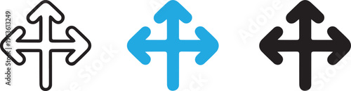  decision vector icon set