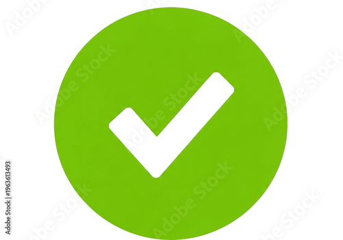 Free Download Bright green checkmark icon indicating approval or success - GFXLoad