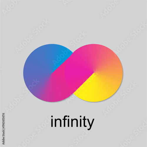 Colorful Gradient Infinity Symbol