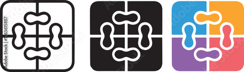 problem solving vector icon