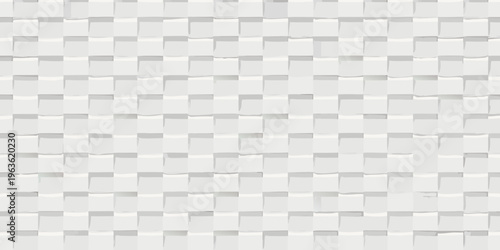 Intricate white geometric pattern resembling woven or textured wall