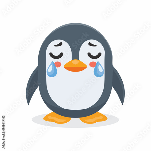 Trauriger Pinguin