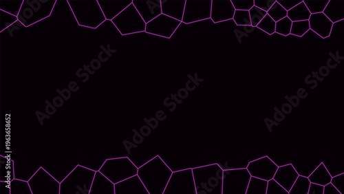 Futuristic Data Visualization Mesh with Copy Space