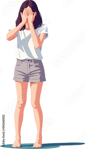 donna che piange triste delusa problemi di cuore vettoriale