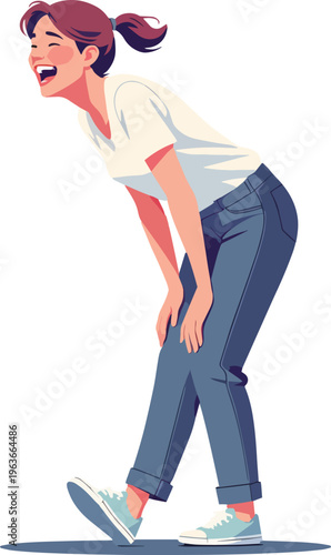 uomo o donna ragazzo o ragazza euforico vincita bello festa , balla o si sente bene vettoriale