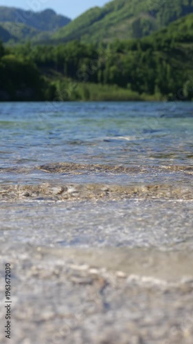 Aquamarine Lake Almsee Blue Mountain Lake Turquoise Surface
