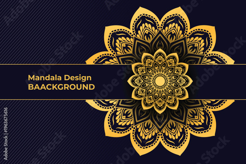 Abstract gold floral ornate vintage frame pattern illustration design background