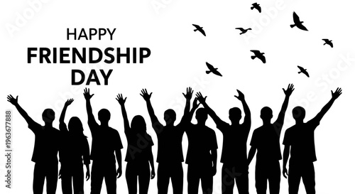 Happy Friendship Day celebration with friends.