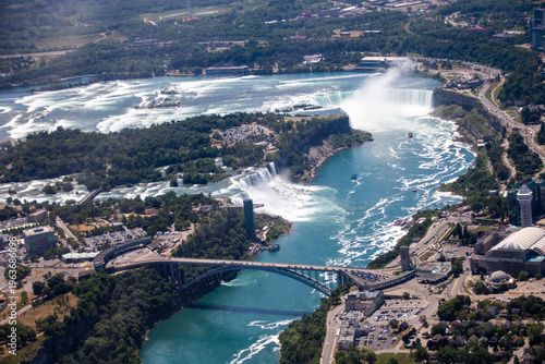Niagara Falls aerial view (Horseshoe Falls)