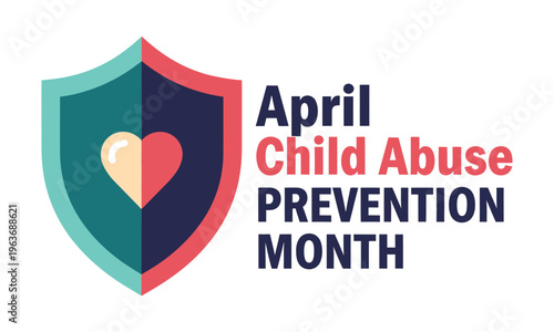 April child abuse prevention month awareness logo