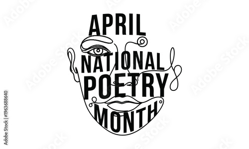 April national poetry month logo