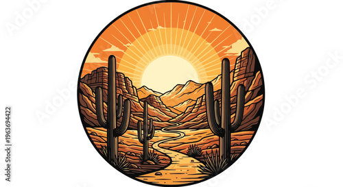 A minimalist dark navy blue square background frame with rounded corners featuring small white text labels EPS and a unique alphanumeric identifier code centered on the left side area.