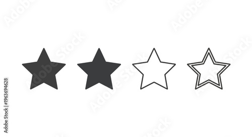 A minimalist dark navy vector graphic featuring a rounded rectangular frame border with small text labels including EPS and a unique alphanumeric identifier code for professional assets.