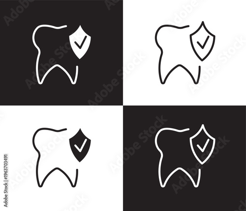 prophylaxis icon. Outline and filled prophylaxis icon from dental health collection. Editable prophylaxis symbol