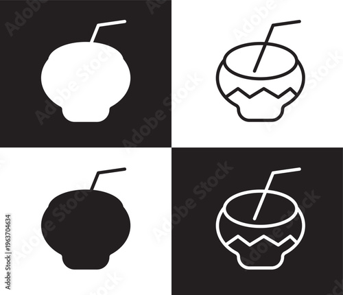 kalabas icon. Outline and filled kalabas icon from culture and civilization collection. Thin line and Solid vectors isolated on black, white background. Editable kalabas symbol