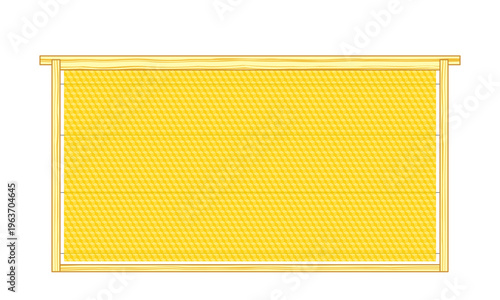 Hive frame illustration
