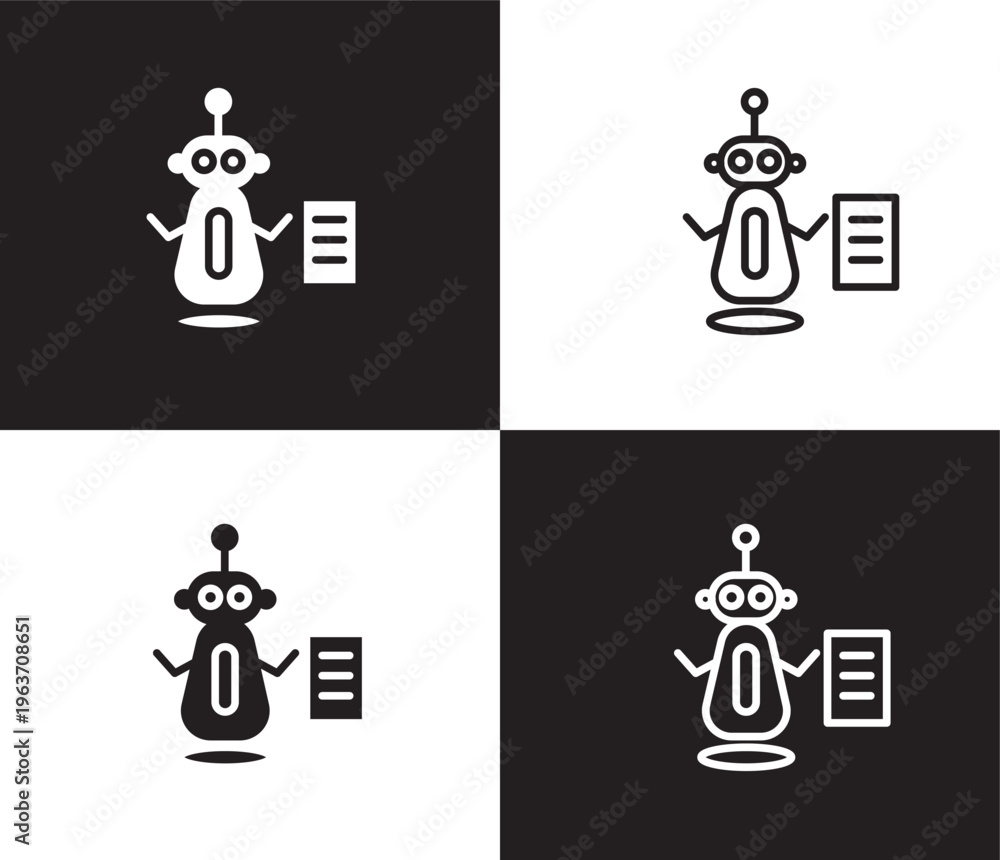 Fototapeta premium ai-and-future-tech_black_white