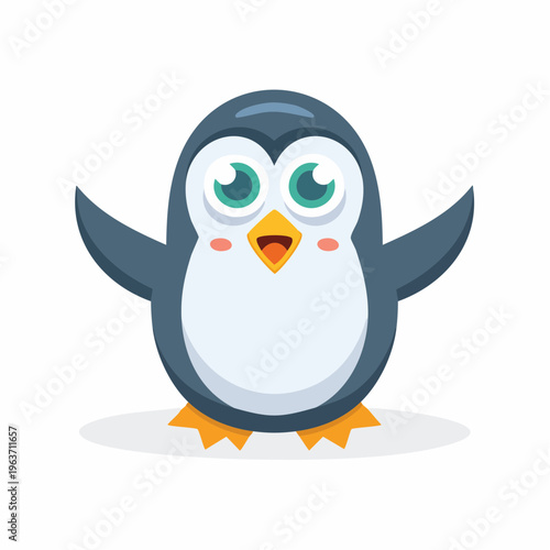 Überraschter Pinguin