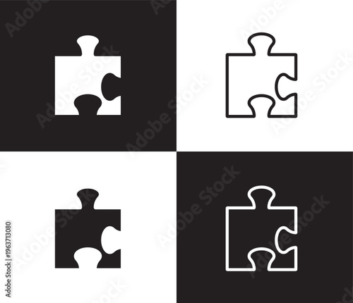 addon icon. Outline and filled addon icon from information technology collection. Thin line and Solid vectors isolated on black, white background. Editable addon symbol