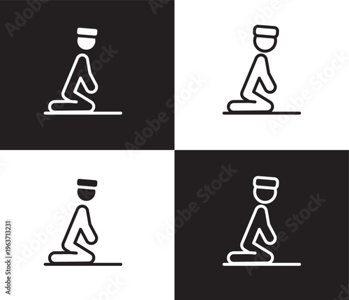 julus icon. Outline and filled julus icon from people and relation collection. Outline vector. Editable julus symbol